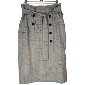 (NWT) Antonio Melani Plaid Pencil Skirt - Women's Size 6